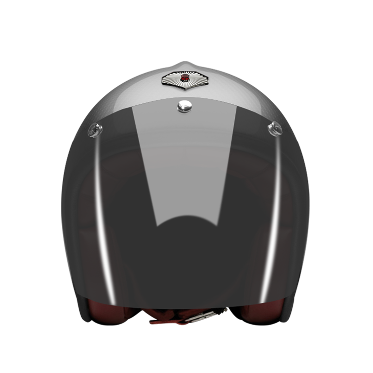 Open-Face-Glace-Noire-helmet-front-Dark-brown