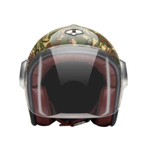 Jet Camouflage Thai-helmet-front-clear smoke